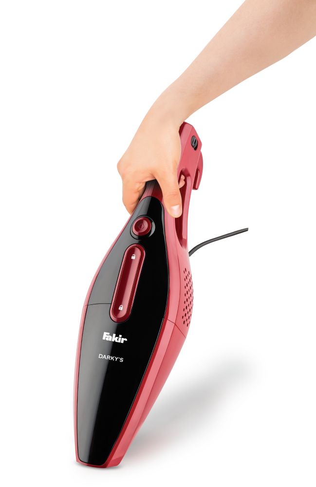 Fakir Darky's 2in1 şaquli kabelli quru tozsoran - Red - 2