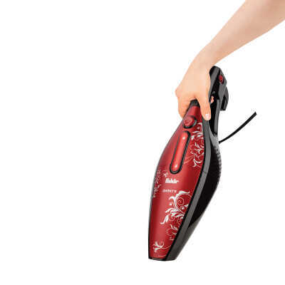 Fakir Darky's 2in1 şaquli kabelli quru tozsoran - Rouge - 2