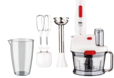 Fakir Mr Chef Quadro Blender Dəsti - Ağ - Fakir