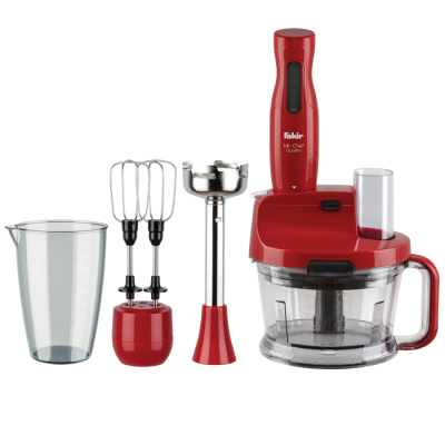 Mr Chef Quadro Blender Set Kırmızı - Fakir