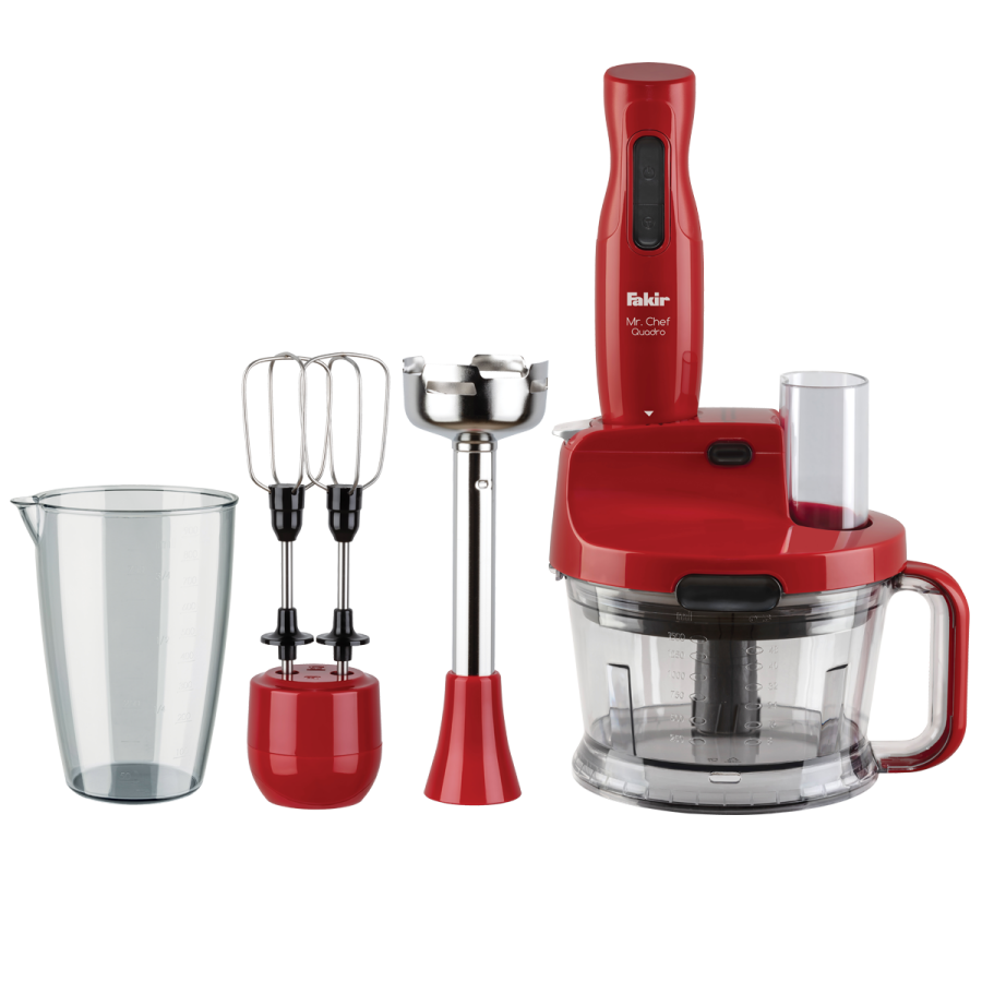 Fakir Mr Chef Quadro Blender Dəsti - Red - 1