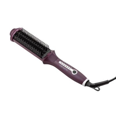 Illusion Effect İyonlu Saç Düzleştirici Fırça Violet - Fakir