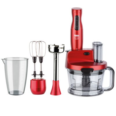 Mr Chef Quadro Blender Set Rouge - Fakir